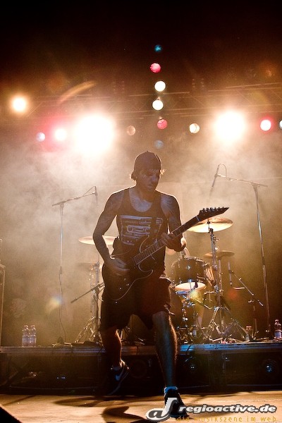 Parkway Drive (Live beim Beastfest 2009)
Foto: Achim Casper punkrockpix